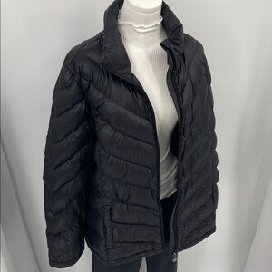 Calvin Klein Women's XXL Premium Duck Down Blend Black Puffer Jacket